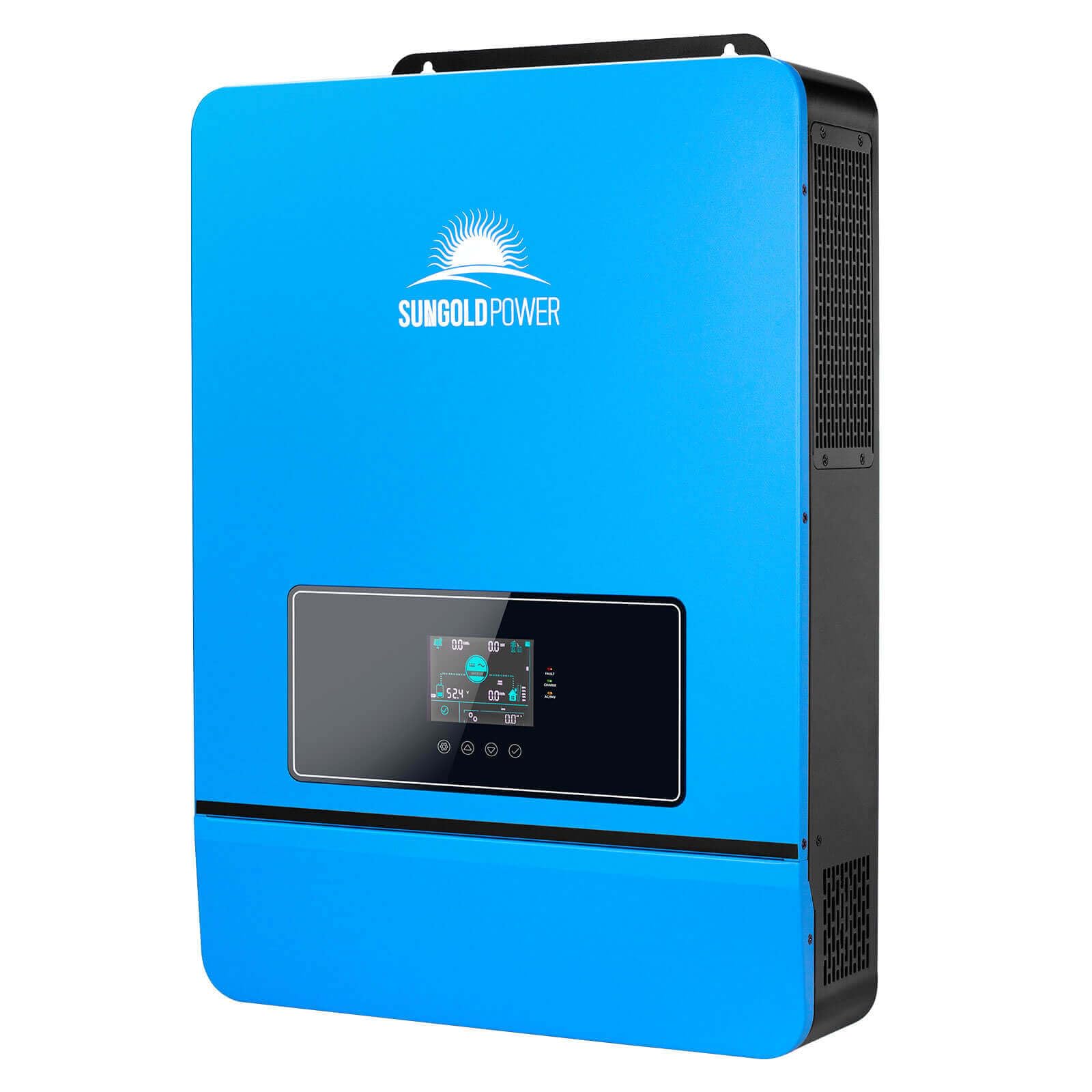 Electrician repairing a solar power inverter — inverter repairs by Gridsmith Electrical